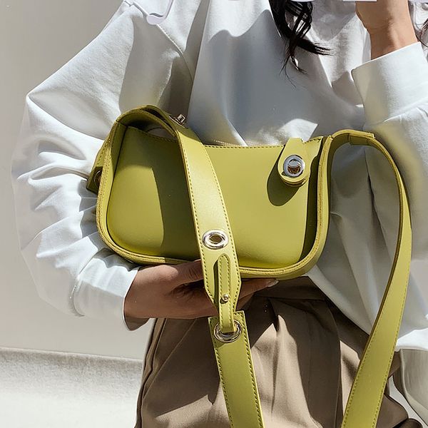 

small simple solid color pu leather crossbody bag 2021 womens designer handbag luxury fashion shoulder purses l003