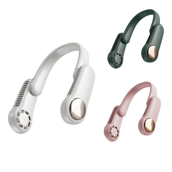 

portable neck fan,wearable personal usb rechargeable hand lazy neckband sports fan for office outdoor travel electric fans