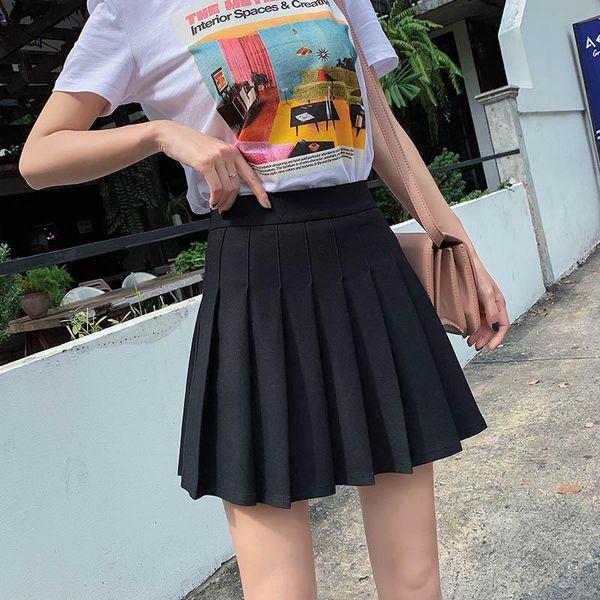 

skirts loyalget black fashion pleated skirt for women all reason school dance clothing short ball gown puff