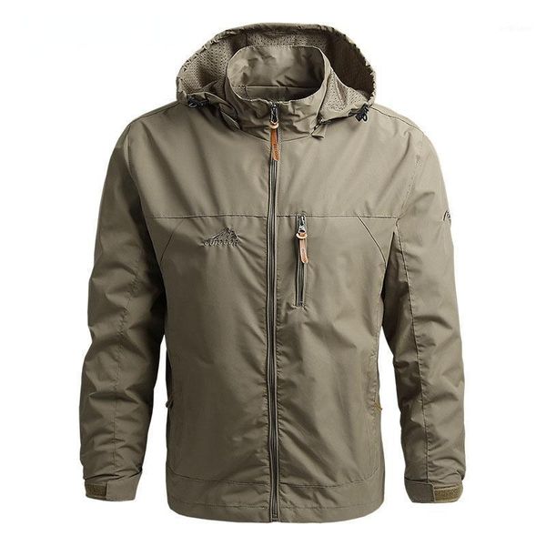 

men's jackets men waterproof hooded coats male outdoor outwears windbreaker windproof spring autumn jacket fashion clothing coat lm090, Black;brown