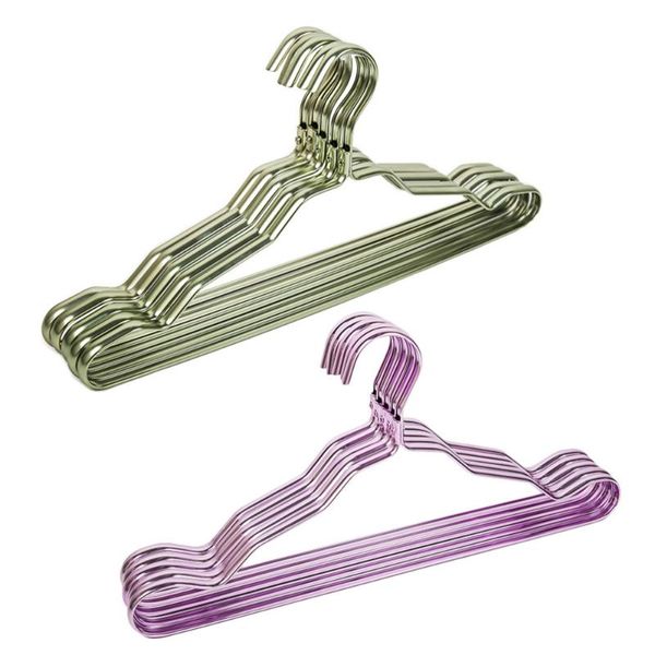 

hangers & racks 1 set 10 pcs clothing coat alloy traceless clothes