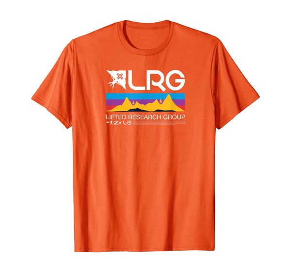 

mens lrg mountain range t-shirt, White;black