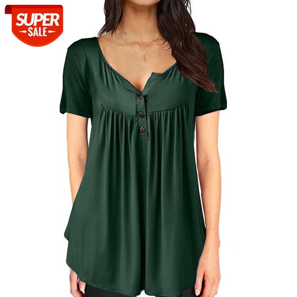 

2019 Women Summer V-Neck Short Sleeve T shirts Loose Sexy camiseta feminina T Shirts Female Plus Size Long Style Tops #lZ1E, White