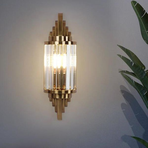 

wall lamps postmodern luxury crystal led lamp creative design parlor bedroom kitchen aisle bar decor sconce luminaire e14