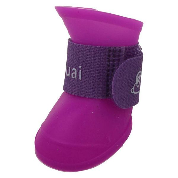 

dog apparel pet shoes booties rubber waterproof rain boots