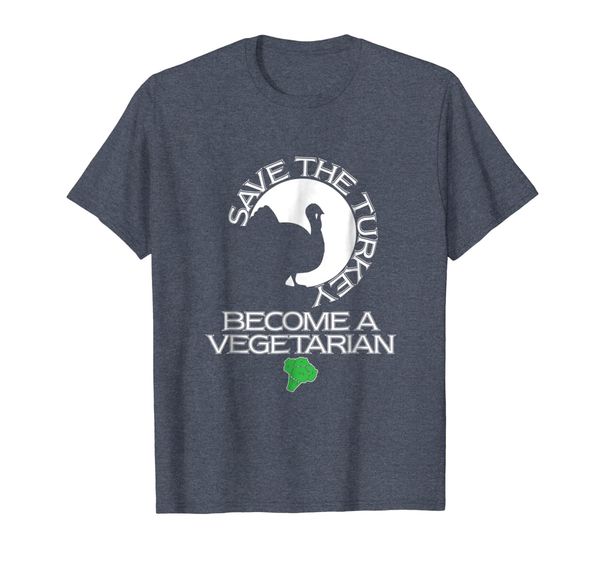 

save the turkey become a vegetarian thanksgiving t shirt, White;black