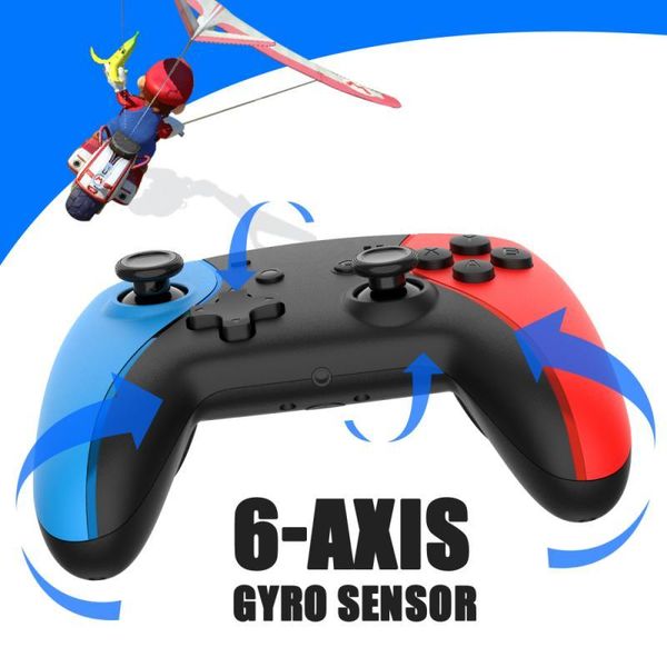 

game controllers & joysticks wireless controller for switch gamepad back button programming with dual vibration six axis