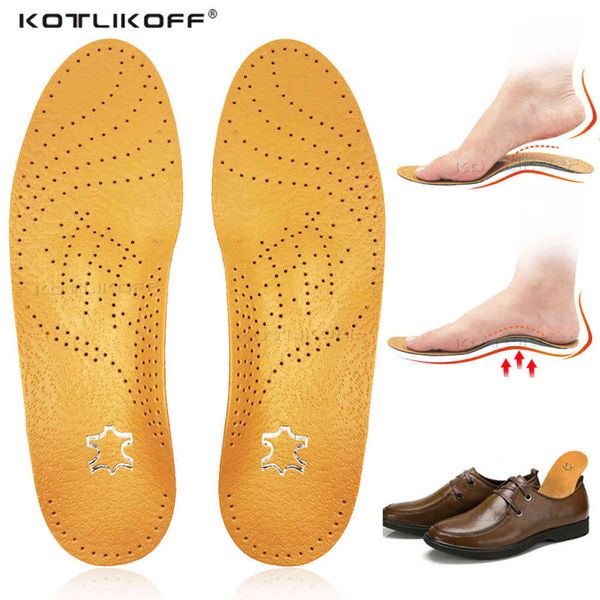 

kotlikoff premium leather ortc insole for flat feet arch support orthopedic shoes sole insoles for feet correction ox leg h1106, White;pink