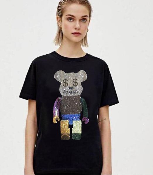 

women's t-shirt female brand shir summer coon shor sleeve shir srass mark clohes girls, White