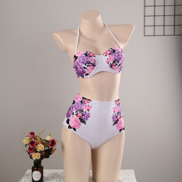 

new swimsuit bikini set large women's suit, White;black