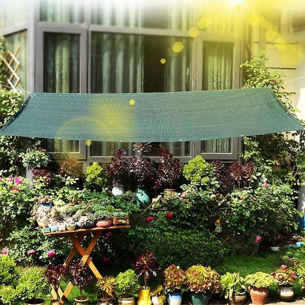 

shade dark green black sunshade net sun camping shelter awning sail car garden anti-uv rose cover mesh