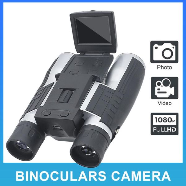 

telescope & binoculars 12x32 digital camera 1080p hd po video with 2.0" lcd screen aluminum for hunting camping specific