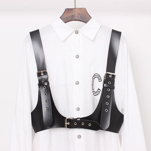 

belts women's runway fashion black pu leather vest cummerbunds female dress corsets waistband decoration wide belt tb1281, Black;brown