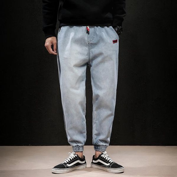 

men's pants aprilmomo 2021 summer casual japanese large size fashion loose harem beam nine points, Black