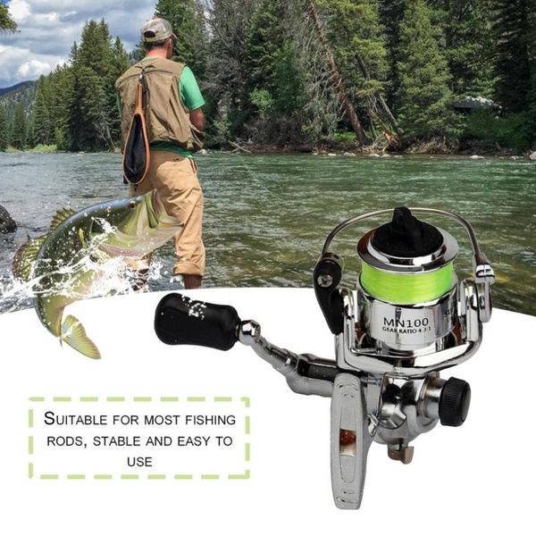 

portable size high strength aluminum alloy spinning fishing reel tackle small 4.3:1 accessories baitcasting reels