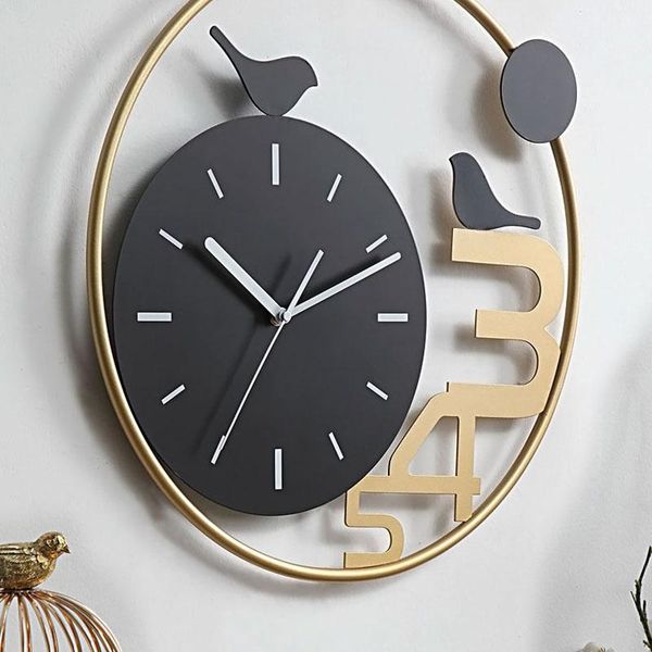 

wall clocks creative personality simple living room household fashion modern japanese and korean style art decoration nordic mute watch