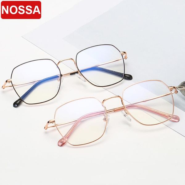 

fashion sunglasses frames exquisite art metal full frame retro flat mirror polygon irregular flow glasses comfortable with myopia glasses., Black