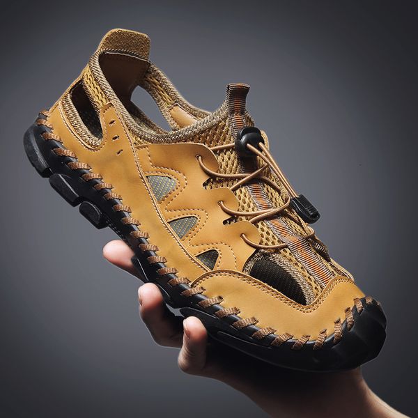 

summer sandals men's slippers spring outdoor sports beach shoes 8dce, Black