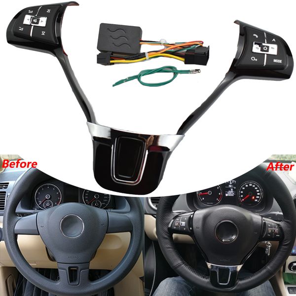 

car steering wheel remote wireless control switch button for vw jetta golf polo passat multi-function controller hubs