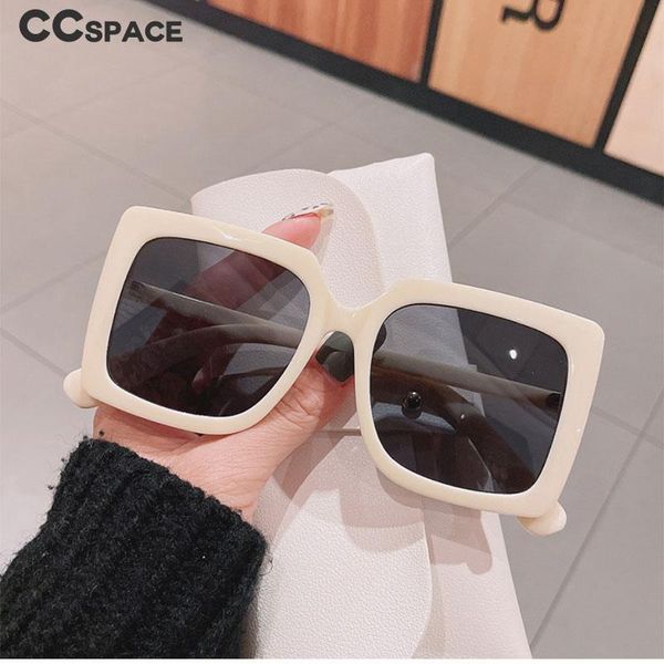 

retro oversized square sunglasses fashion men women shades uv400 vintage glasses, White;black