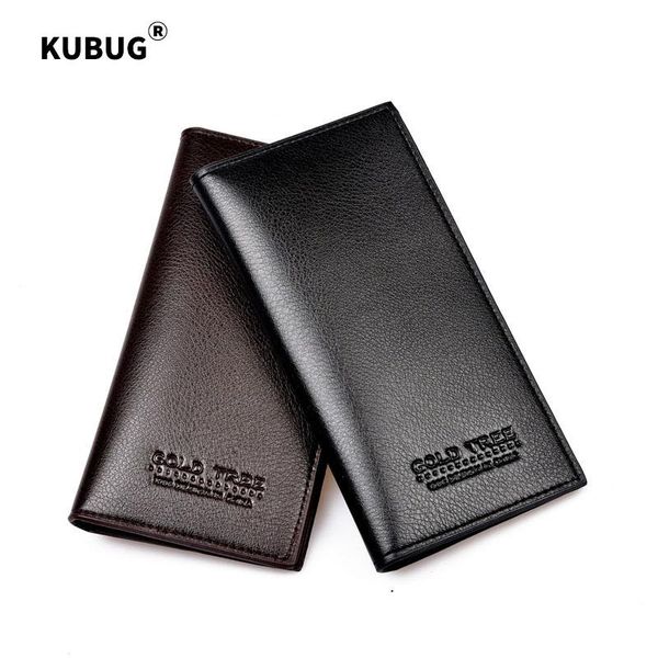 

wallets kubug men long wallet casual fashion high-end, Red;black