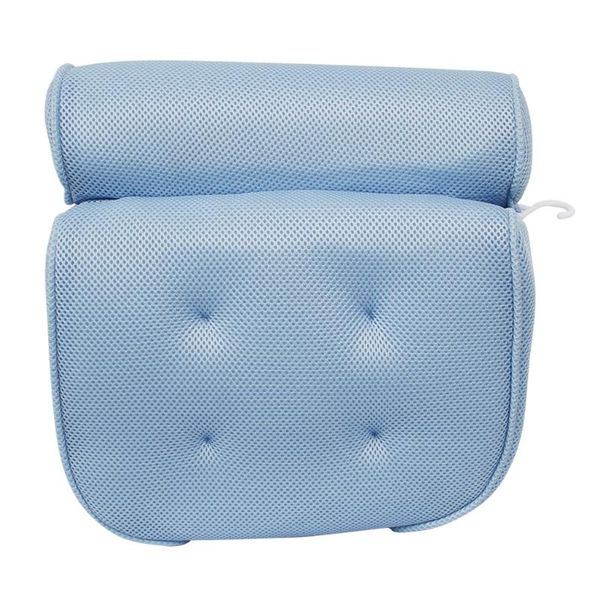 

pillow x7ab comfort 3d air mesh bathtub head with 4 suction cups