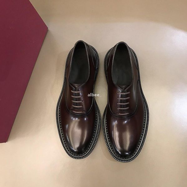 

2021s high-end gentlemen's shoes for formal wear calf skin breathes imported calfskin and classic decoration size38-45, Red;white