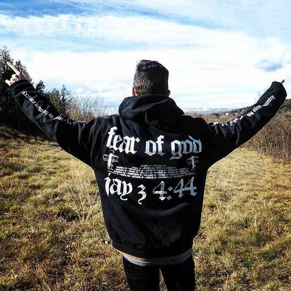 

fashion brand hip-hop boots of good wide shoulder fog hoodie, Black