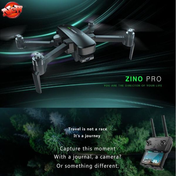 

gps 5.8g 4km foldable arm wifi fpv remote control rc drone zino pro 4k uhd camera zino pro 3-axis gimbal rc quadcopter model
