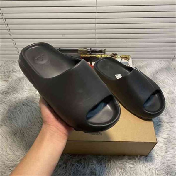 

fashion brand slippers foam men super great quality runner outdoor basketball football soccer sneakers sports sandal leisure gift summer par, Black