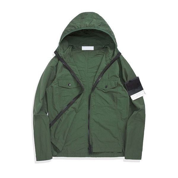 

mens jackets cptoney air hooded jacket windbreaker zipper hoodies patchwork running sports hoody jogger casual island coats, Black;brown