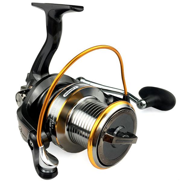 

fishing reel lj3000-9000 metal spool spinning saltwater carp baitcasting reels