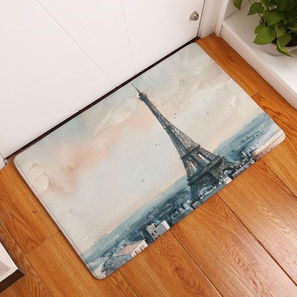 

france tower european classic building non slip rugs for living room,bedroom,kitchen carpets