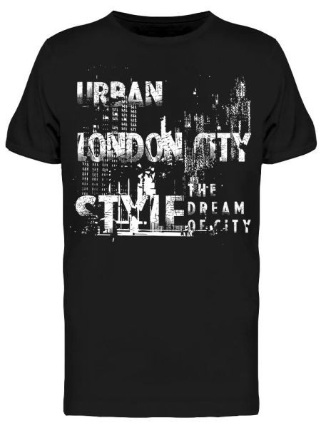

Urban London City Tee Men's -Image by Shutterstock, White;black
