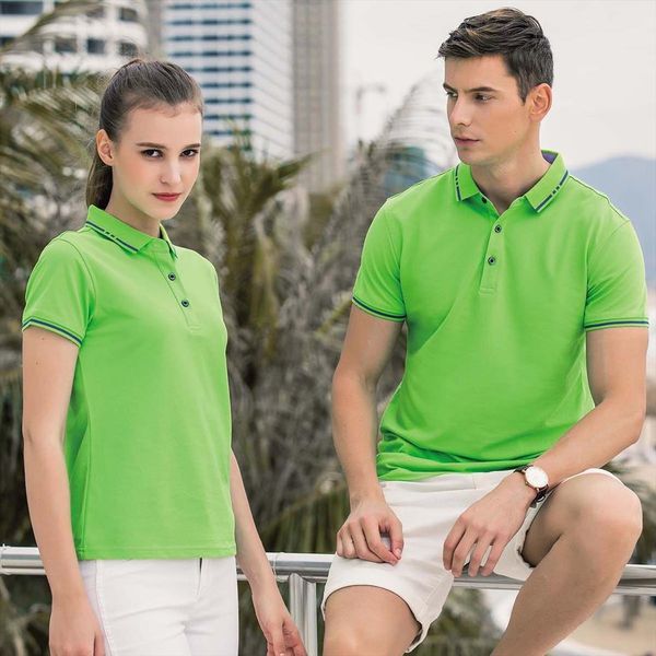 

shirt short sleeve cotton working men polos women clothes golf clothing mens shirts solid color black wholesale tee, White;black