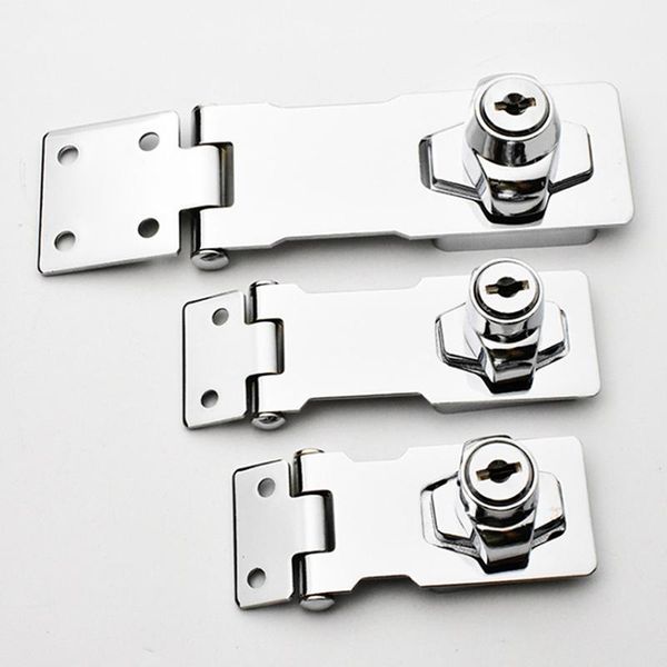 

hasp lock drawer closet door chrome plated metal keyed cabinet latch cupboard desk locks with keys carriers, slings & backpacks