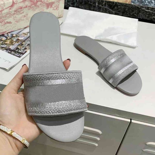 

luxury open toe fabric slippers classic flat shoes fashion summer slide black women's casual sandals pink 60% off store online
