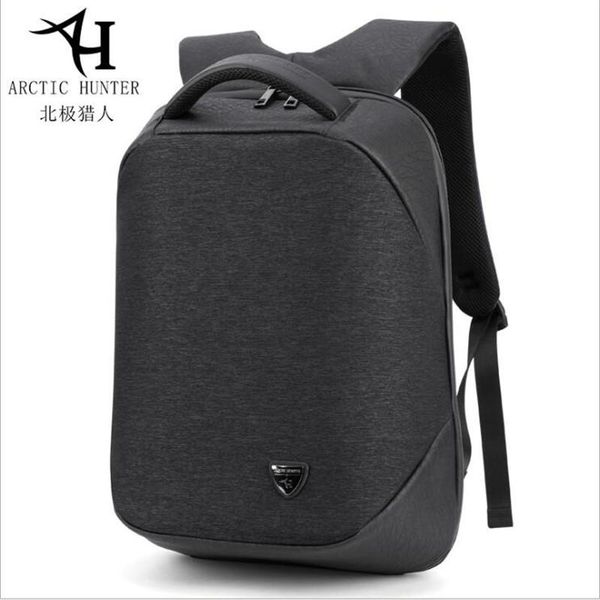 

backpack arctichunter 2021 men usb charging headphone plug anti-theft 15.6" lapwaterproof business large travel bag