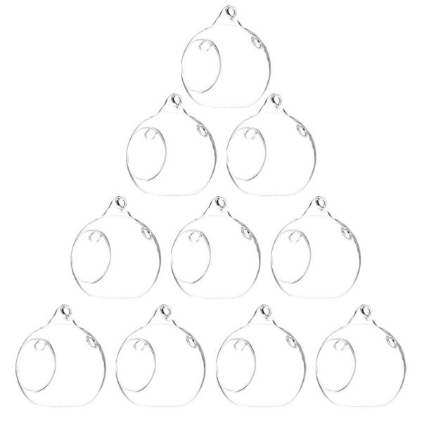 

candle holders 10pcs hanging glass terrarium clear stand globe tealight holder