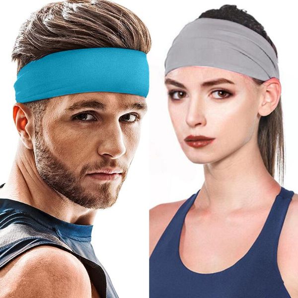 

sweatband cycling yoga sport sweat headband women fashion wide sports running accessories summer stretch hair band, Yellow;black