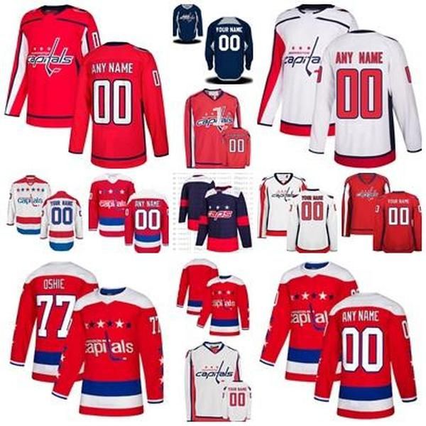 

custom braden holtby 2019 new third washington capitals alex ovechkin kids oshie kuznetsov burakovsky mens kids stadium series hockey jersey, Black;red
