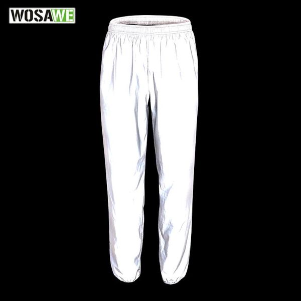 

racing pants wosawe winter men cycling full reflective waterproof fleece thickened warm mountain bike riding motobike trousers, Black;blue
