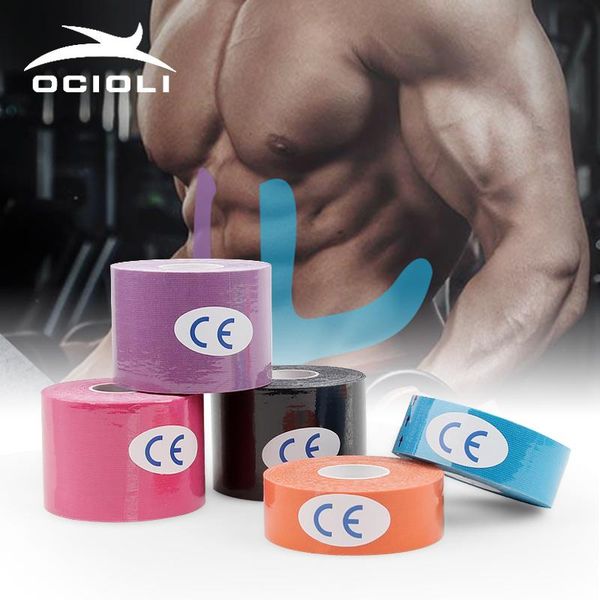 

elbow & knee pads intramuscular patch cloth elastic sports bandage effect muscle paste tape strain, Black;gray