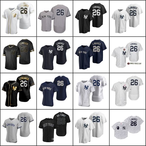 

new york yankees men 26 dj lemahieu women youth jersey, Black;red