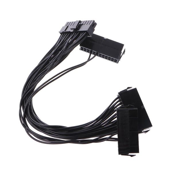 

24pin 20+4p 3-way multiple psu a tx power supply adapter cable for mining miner computer cables & connectors