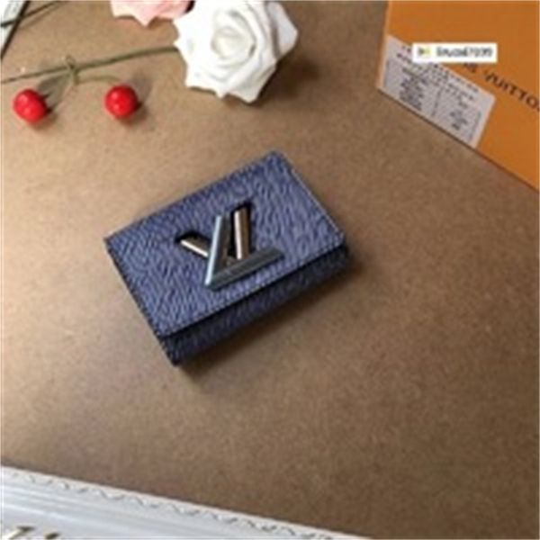 

card brand designer luxury vt5m short wallet m62055 women real leather long wallet chain wallets compact purse clutches evening key holders