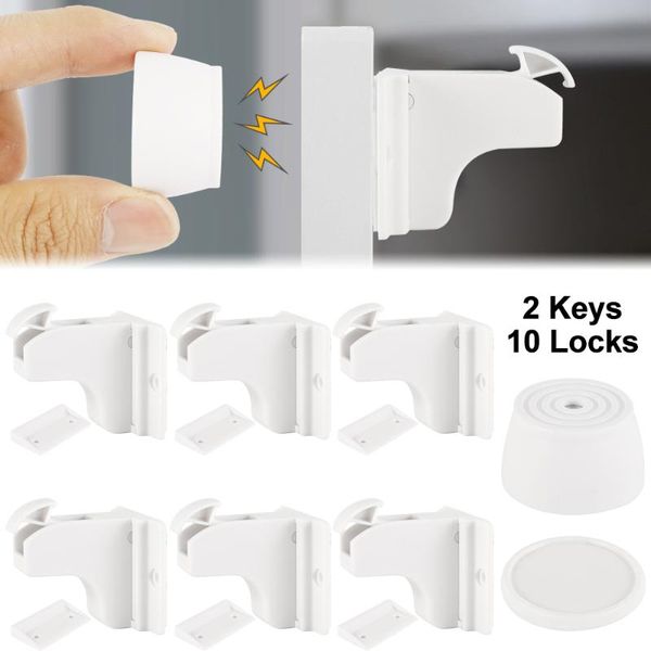 

locks magnetic child lock children protection baby safety drawer latch cabinet door limiter kids security carriers, slings & backpacks