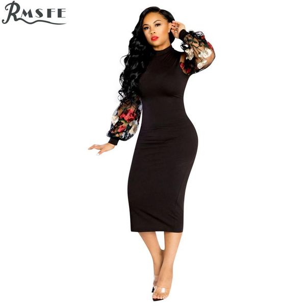 

casual dresses rmsfe 2021 dress club with embroidered puff sleeves, Black;gray