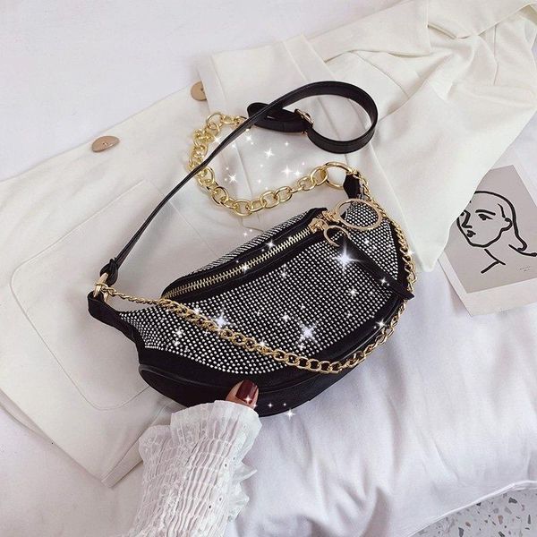 

evening bags handbags for women bright diamond leather shoulder bag chain crossbody female casual bolsas purses