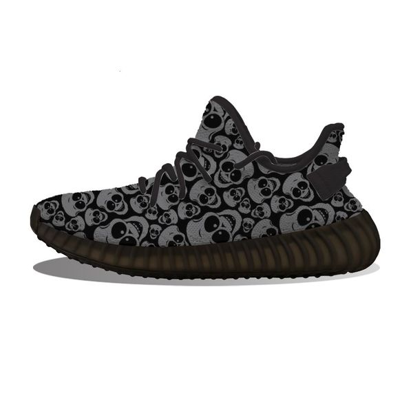 

diy custom big eyes skull running shoes mesh printed mens womens trainers outdoor sports sneakers